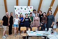 Teilnehmende beim Projekt: "GiG - Jung und Alt im Kiez"