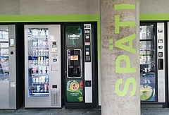 Späti-Bereich - Essensangebot an der EHB, F-Gebäude, Basement 