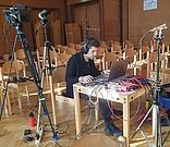 Finaler Technik-Check vor der Veranstaltung