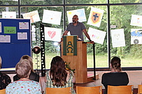 Nico Hartung bei seiner Rede