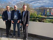 Prof. Dr. Thomas Krobath, Vizerektor für Forschung und Internationales, Prof. Dr. Sebastian Schröer-Werner, Rektor EHB, Dr. Hubert Philipp Weber, Rektor der KPH (v.l.n.r.)