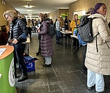 Praxismessse: Blick in den Flur E-Gabäude