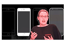 Nadiine Völlmer, Studiengang Evangelische Religionspädagogik, bei der Präsentation