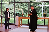 Verabschiedung von Prof. Rafi durch den Bischof