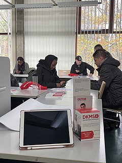 DKMS-Registrierung an der EHB