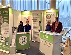 Das Team der EHB am Stand 48 auf der JOBMEDI 2022