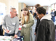 Studierende im Gespräch