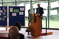 RektorProf. Dr. Sebastian Schröer-Werner bei der Eröffnungsrede