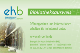 Bibliotheksausweis der EHB