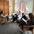 Studierende beim Workshop