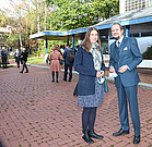 Rektor Prof. Dr. Schröer-Werner mit seiner Frau